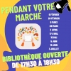 [ilustration]- Ouverture de la bibliothèque pendant le marché 2 jeudis par mois